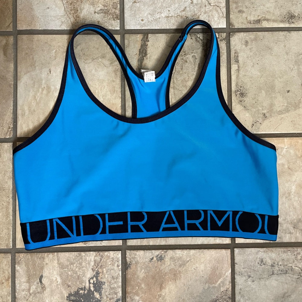 Under Armour Women's Vibrant Blue Sports Bra